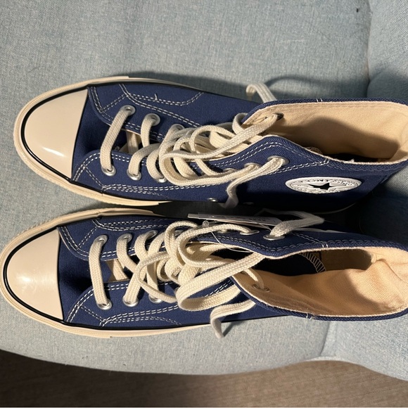 Converse Navy High-Top Sneakers - Picture 3 of 7